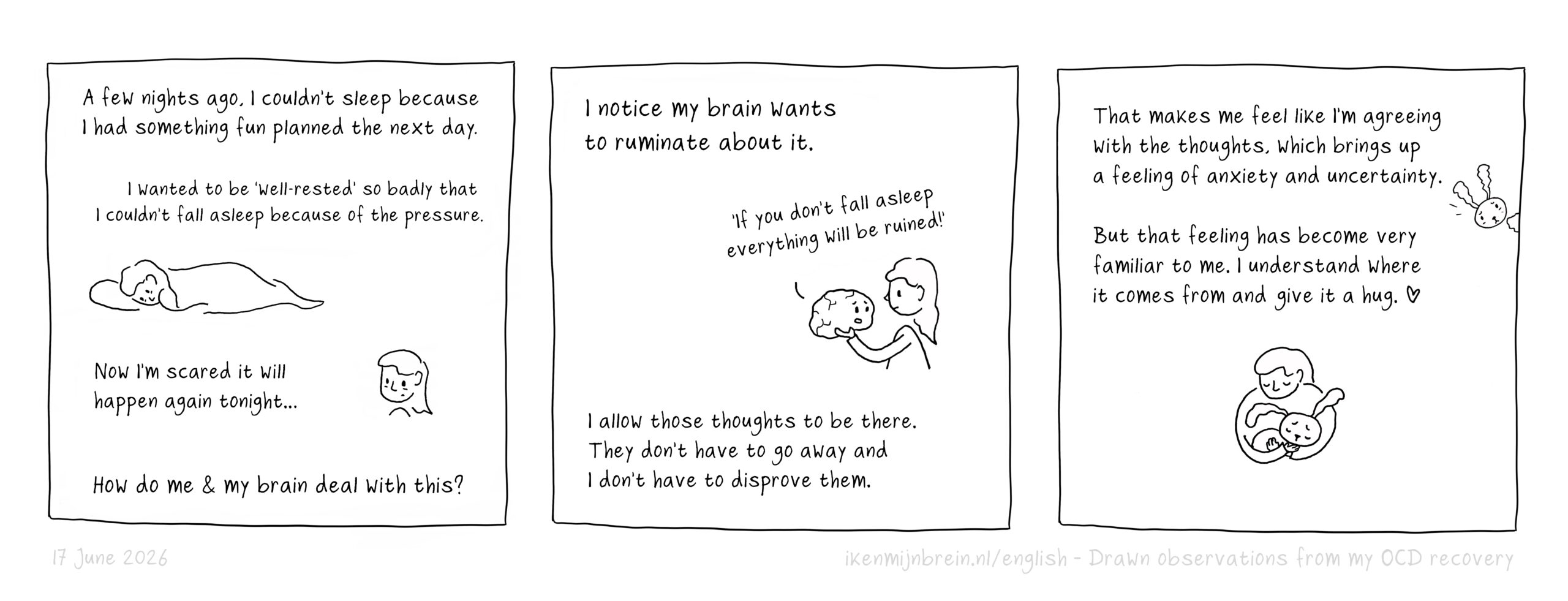 Giving anxiety a hug