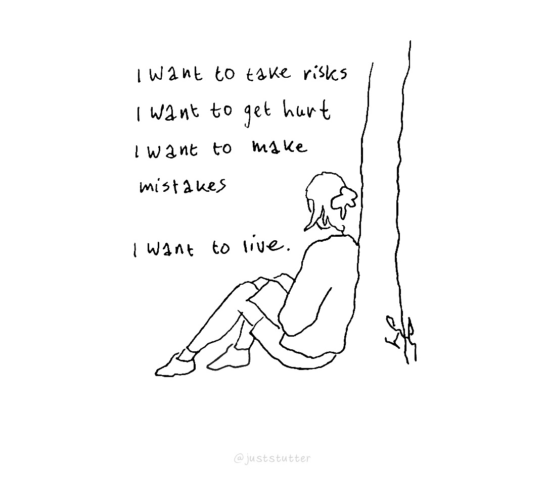 I want to make mistakes