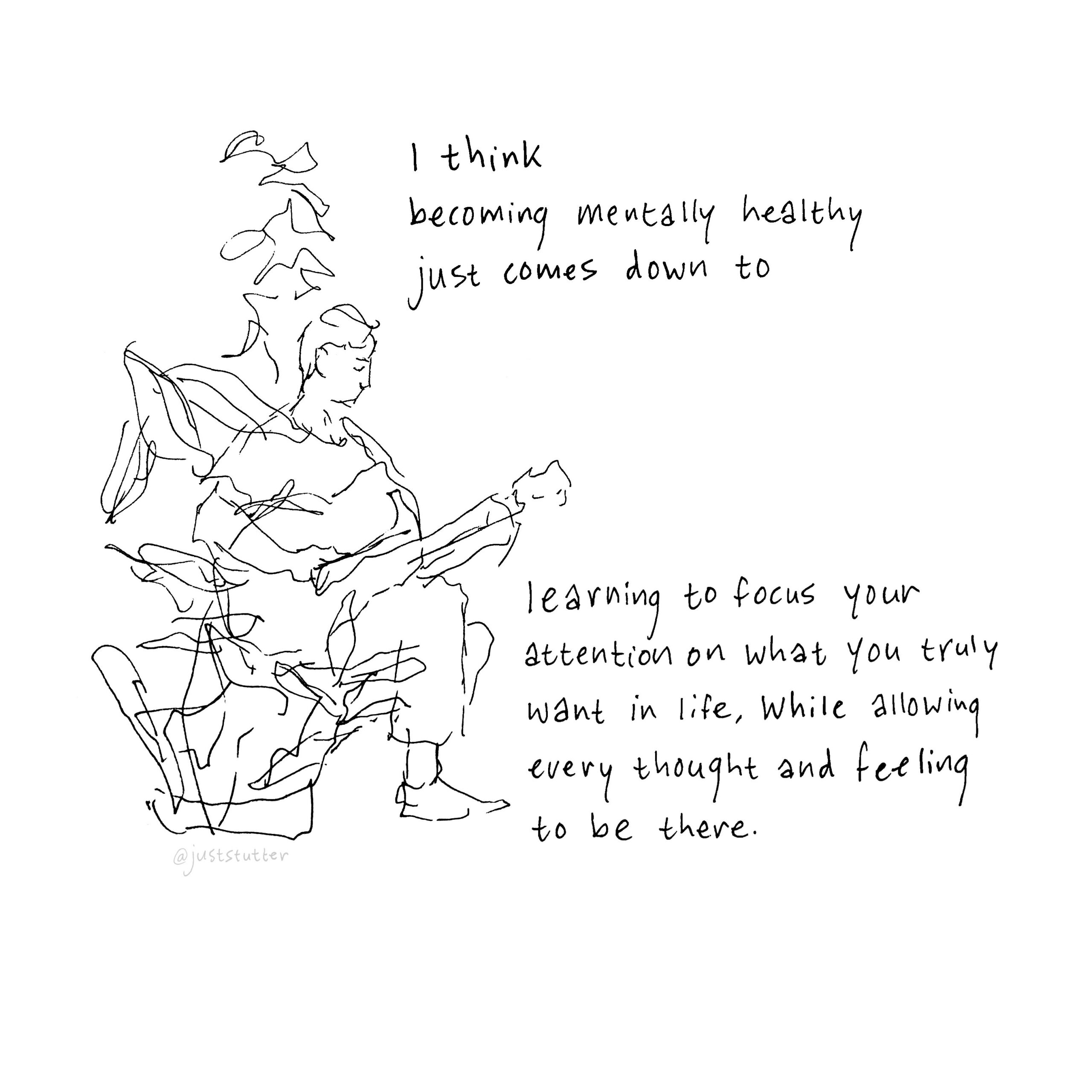 What does it mean to be mentally healthy?